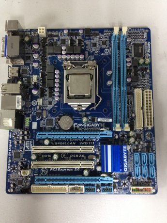 Материнская плата БУ Gigabyte GA-H55M-S2H + Intel Core i5 750 