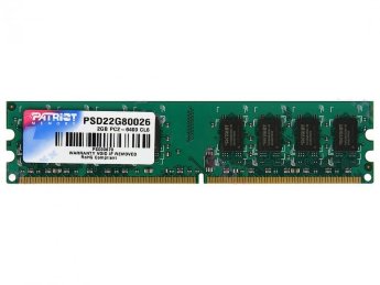 Оперативная память 2Гб DDR-2 Patriot PSD22G80026 800Mhz PC6400 -новая- 