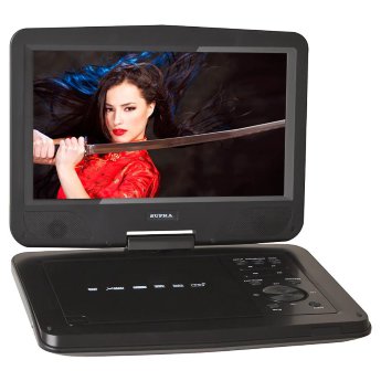 10&quot; Портативный телевизор (DVD проигрыватель) SUPRA SDTV-1024UT DVD проигрыватель бу с экраном 10". Купить в Зеленограде.