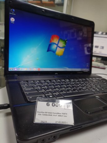 Ноутбук БУ HP Intel Core2Duo T5870 3Gb 120Gb 15.6&quot; АКБ: 1 час не работает правая кнопка тач пада