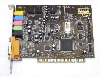 Звуковая карта БУ Creative Sound Blaster Live 5.1 CT4830 PCI бу звуковая карта CreativeCT4830. Слот PCI. Поддерживает подключение 5 колонок и сабвуфера. Выдает чистый звук без помех. Гарантия 2 недели. Зеленоград.