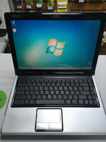 Ноутбук БУ ASUS F80 Intel Core2Duo T7300 2Gb 120Gb DVD 14&quot; АКБ: 1 час Бу дешевый ноутбук ASUS