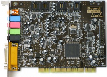 Звуковая карта БУ Creative Sound Blaster Live 5.1 SB0100 PCI