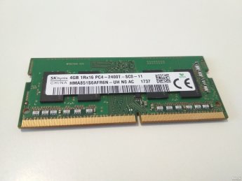 Оперативная память для ноутбука DDR-4 БУ 4Гб  