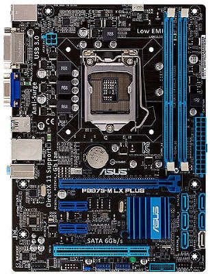 Материнская плата БУ LGA-1155 ASUS P8B75-M LX 